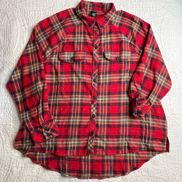 Women’s Long Sleeve Tunic & Plaid Button Up Shirts, Yoga Pants Bundle medium - Picture 4 of 7